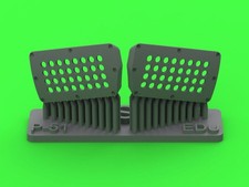 P-51 MUSTANG Carburator Cover Standard (Eduard Kit)   1/48 MASTER-MODEL 48-186