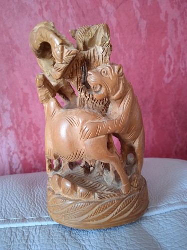 Sculpture artisanale bois - en,