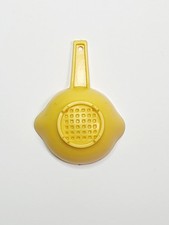 Antique Yellow Strainer Magnet Keychain TUPPERWARE RARE Vintage Miniature