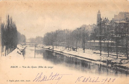 Cpa auch vue des quais - quais, /