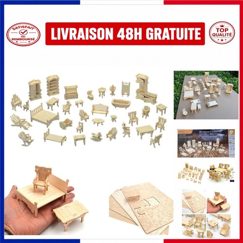 Maison poupée bois kit - de,