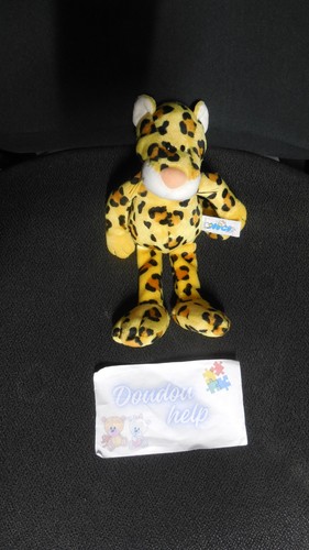 Doudou peluche tigre léopard - tigre,