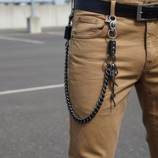 Hommes Argent Métal 2 Brins