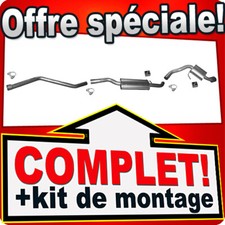 Ligne pot d'échappement pour