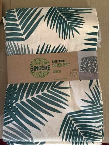 Sincère nappe ronde - , bio