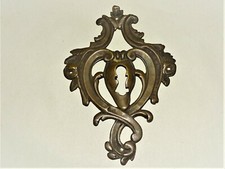 BELLE ANCIENNE ENTREE de SERRURE BRONZE Style ART NOUVEAU déco MEUBLE