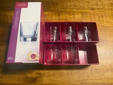 5 verres à whisky en cristal