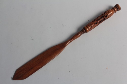 Coupe papier porte plume bois - coupe,