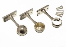 48 X Garde-Robe Canne Rail Ensembles 2 X Fin Support 1 X Centre 19mm CP Onesto