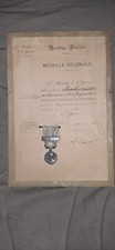 Diplome Et Medaille Coloniale Algerie Zouave Colonie