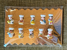 Série complète de 10 fèves