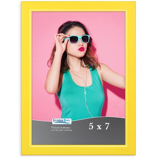 Cadre photo jaune 13x18 - , cm