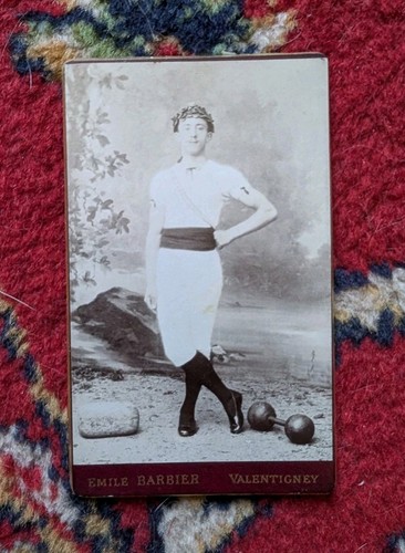 Photo ancienne cdv athlète - cdv,