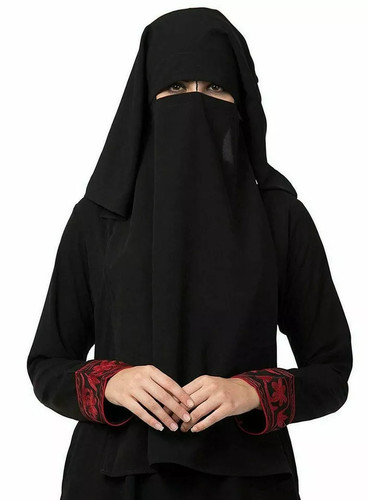 Naqaab noir taille libre