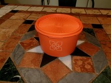 Tupperware Vintage Boîte Soleil années 70 Orange