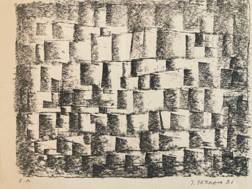 Gravure original 1980 jacques - gravure,