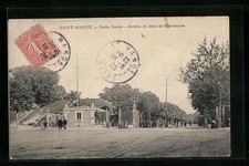 Old postcard Saint-Mandé, Porte Dorée, Entrée du Bois de Vincennes 1905 
