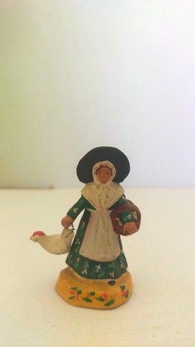 Santon femme la poule - -, à