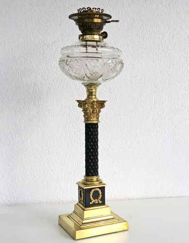 Rare lampe petrole empire - a,