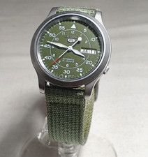 SEIKO 5 SNK805 7S26-02J0 37mm Green Dial Day/Date Automatic Men's Watch Japan