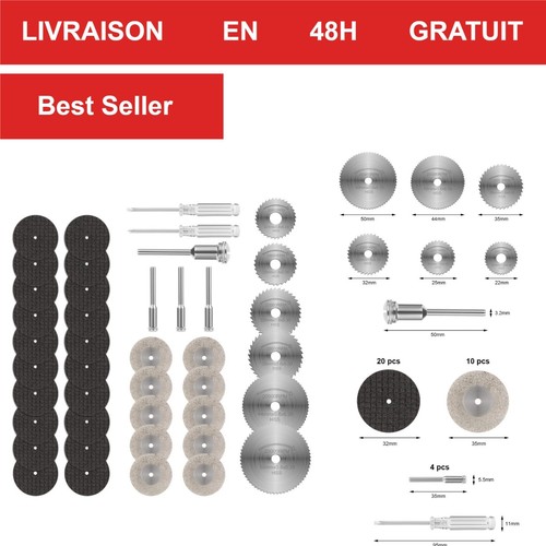 Flintronic 36pcs mini disques - flintronic,
