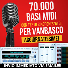 Archive 70000 MIDI Karaoke Bases FOR VANBASCO with Text UPDATED TO LAST 2025