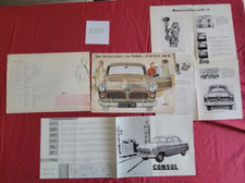 N°21320 / FORD Consul / Taunus   catalogue et dépliant 1955-65