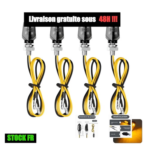 Clignotants moto led 12v - clignotants,