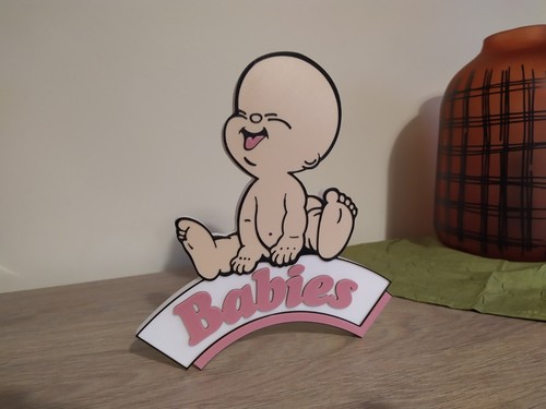 Enseigne babies fixer au - à,