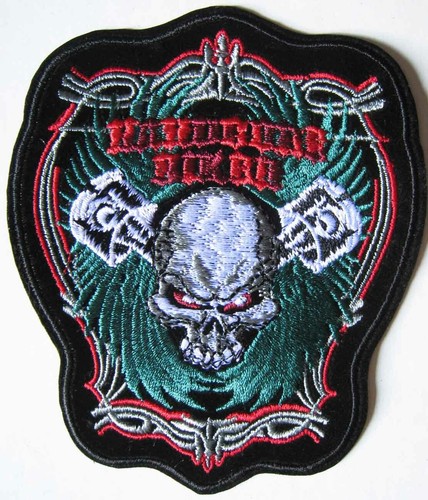 Patch ecusson skull biker - ,