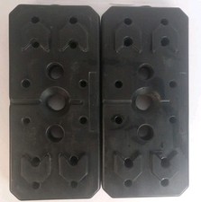 Weider Pro Power 12.5 Lbs Vinyl Rectangle Rectangular Weight Plate Set of 2