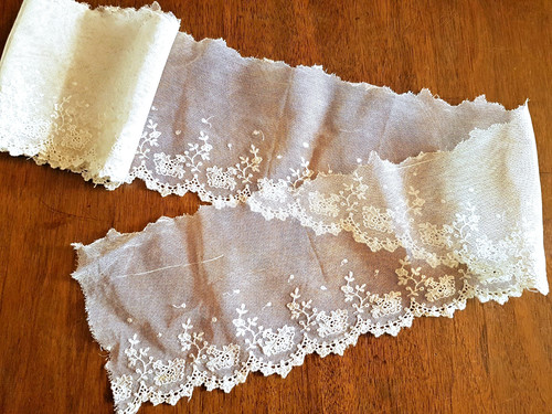 Broderie tulle brodé 150 - -,