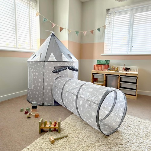 Tente tunnel popup gris - et,