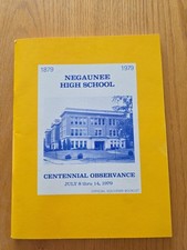 Negaunee Michigan High School Centennial Observance 1879-1979 Souvenir Booklet