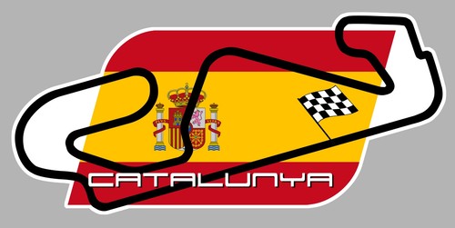 Autocollant circuit catalunya - circuit,