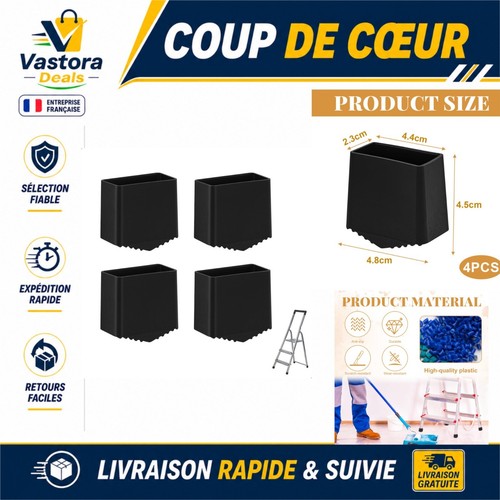 Lot embouts escabeau - 4, en