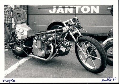 Mans 1980 dragster moto - -,