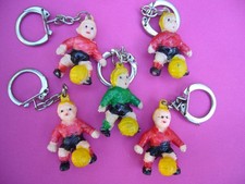 Porte clés -  Lot  5 Figurines FOOTBALLEURS - Foot  Football