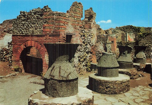 Italie pompei four meules d - italie,