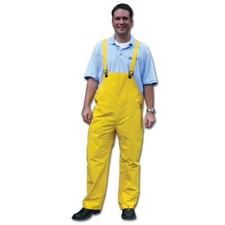 Lightweight PVC Waterproof Rain Bib Overall Pants Construction Fishing Rainwear