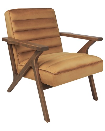 Fauteuil rétro velours - rétro,