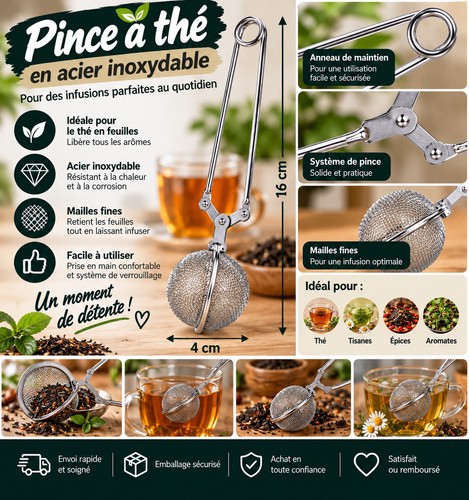 Boule thé infuseur - thé, ronde
