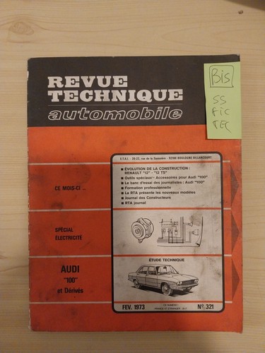 Revue technique audi 100 - audi,