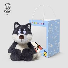 Peluche loup gris Jooki 40 cm