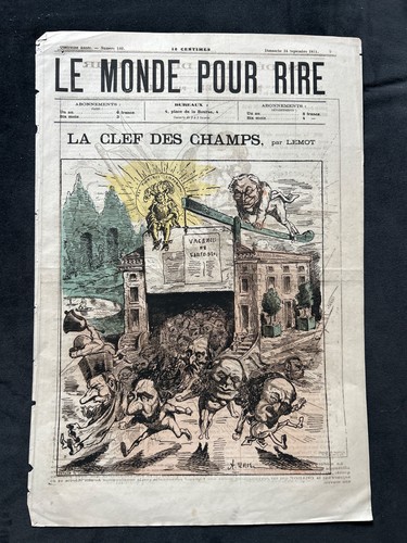 1871 journal ancien - ancien, le