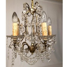 Lustre à pampilles à cinq