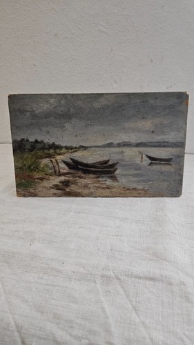 Peinture sur panneau bois - ,