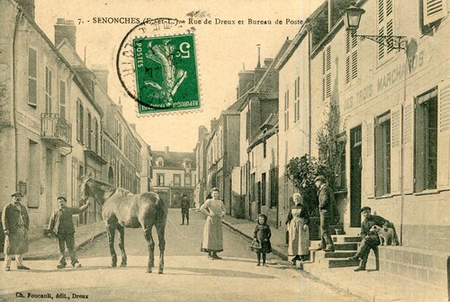 Carte senonches rue dreux - senonches,