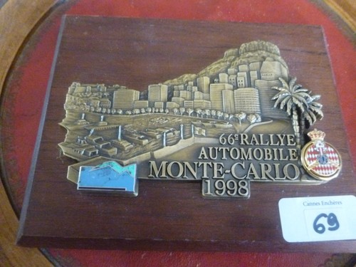 Plaque 66eme rallye - plaque,