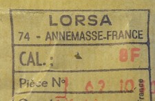 WATCHMAKING PART WATCH CAL. 8F Ratchet Screw